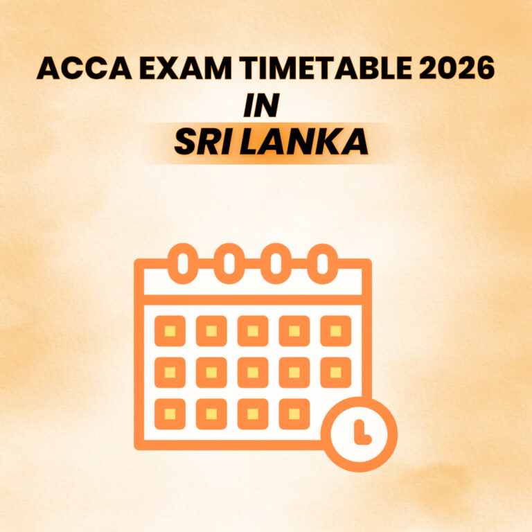 ACCA Exam timetable