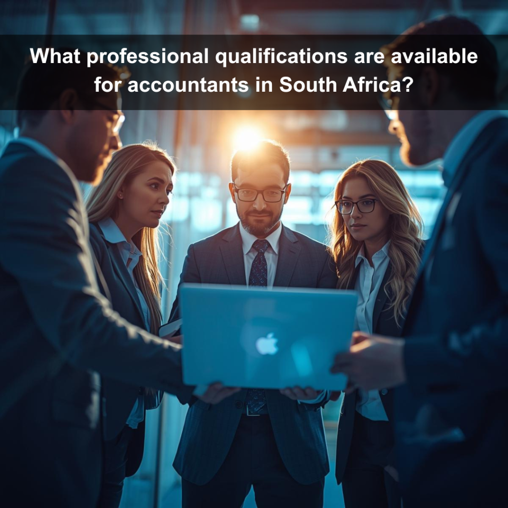 What professional qualifications are available for accountants in South Africa
