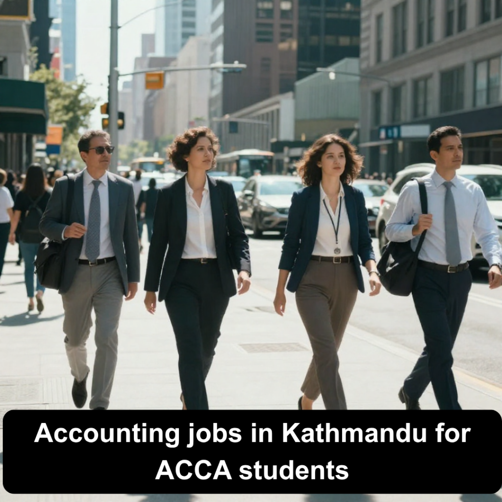 Accounting jobs in Kathmandu for ACCA students