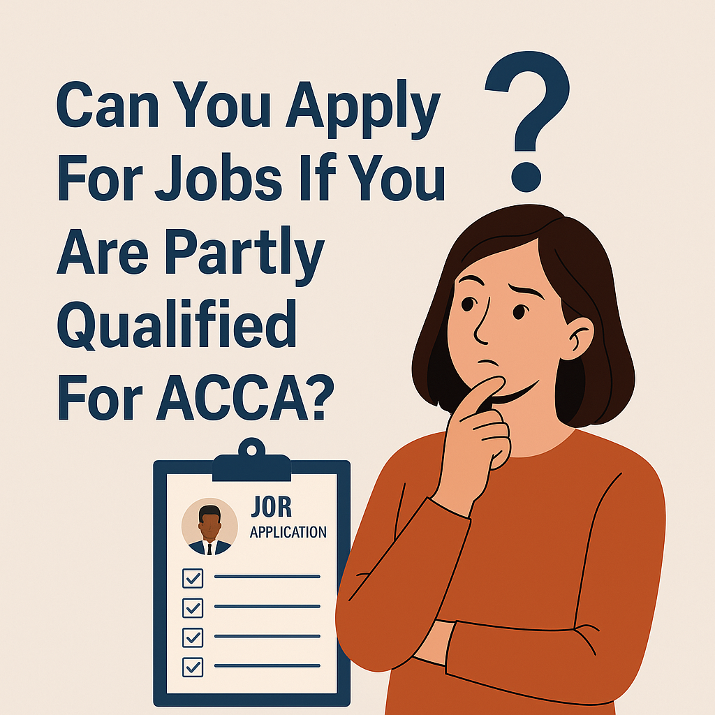 Can You Apply For Jobs if You Are Partly Qualified For ACCA? 
