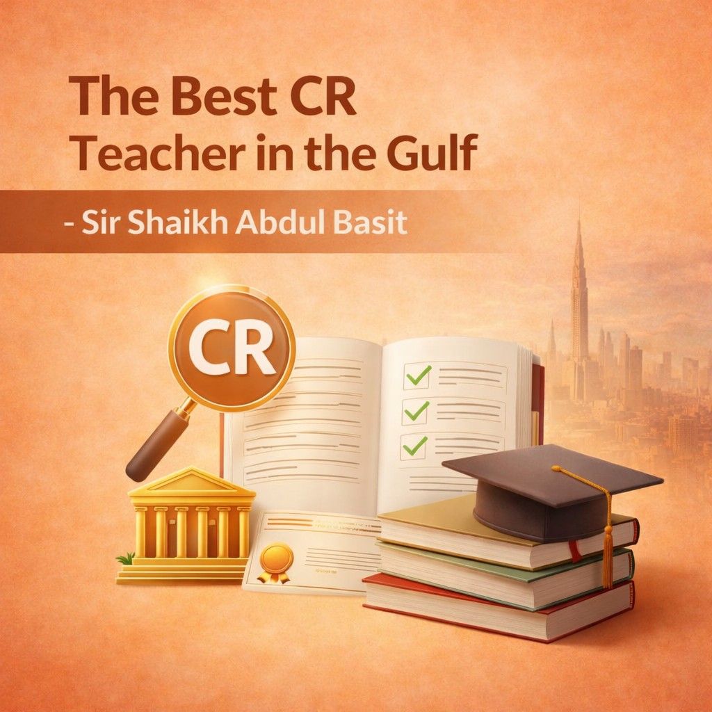BEST CR TEACHER IN THE GULF