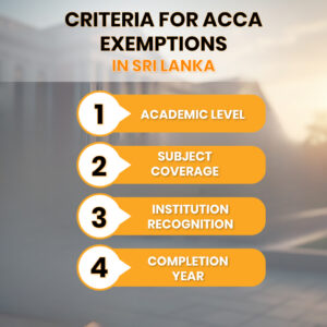 ACCA exemptions in Sri Lanka