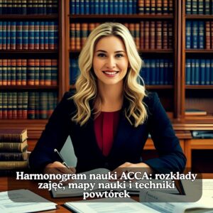 Harmonogram nauki ACCA rozkłady zajęć, mapy nauki i techniki powtórek