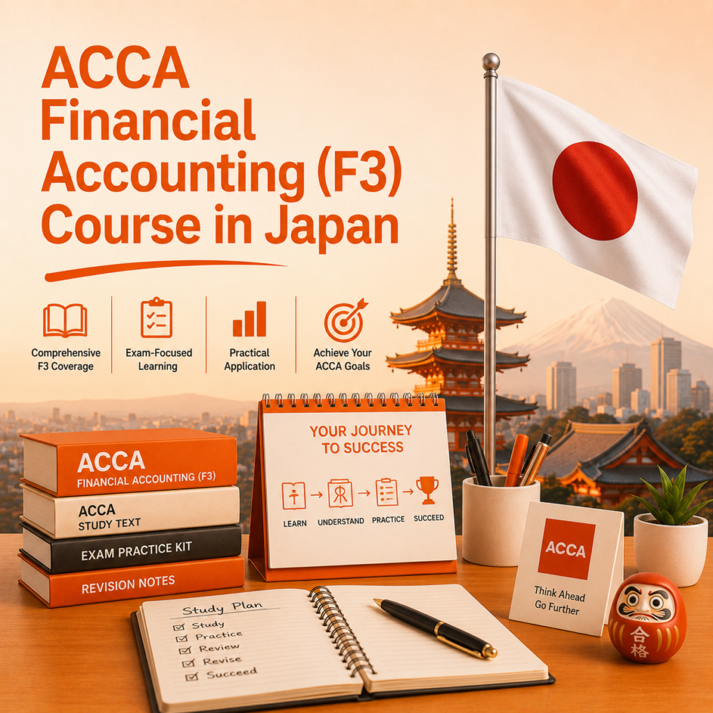 Learn ACCA Financial Accounting (F3) Course in Japan with Expert Tutors