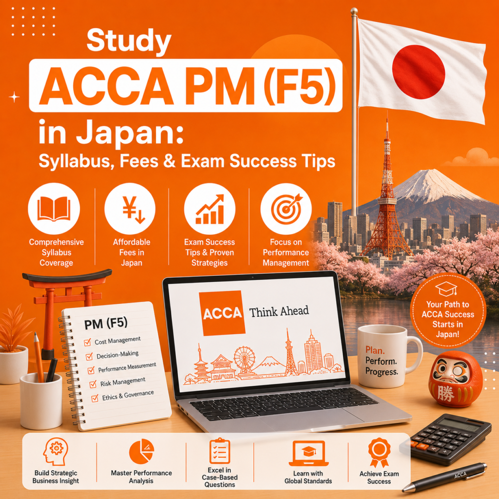 Study ACCA PM (F5) in Japan: Syllabus, Fees & Exam Success Tips