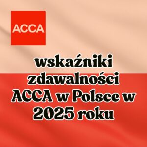 wskaźniki zdawalności ACCA w Polsce w 2025 roku