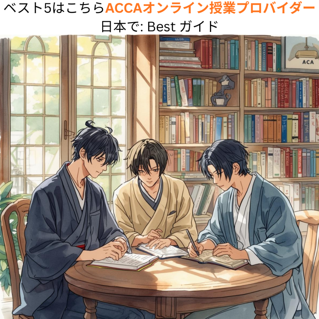 ベスト5はこちらACCAオンライン授業プロバイダー日本で Best ガイド
