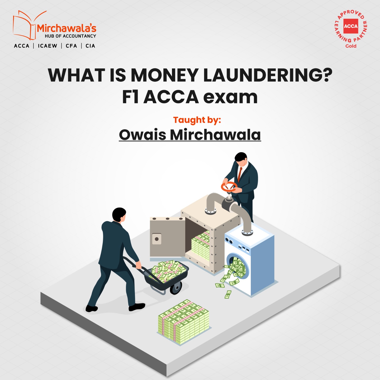 What is Money Laundering? What are the top practices of money laundering and their different stages? FBT ACCA exam