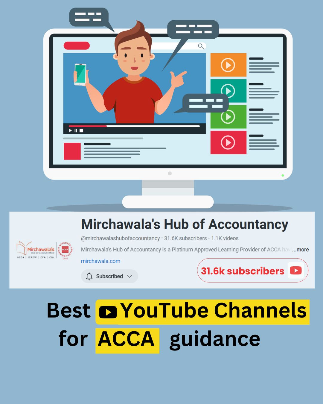 Best YouTube Channels For ACCA Guidance or Tips