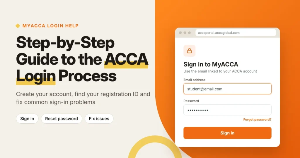 ACCA Login Guide