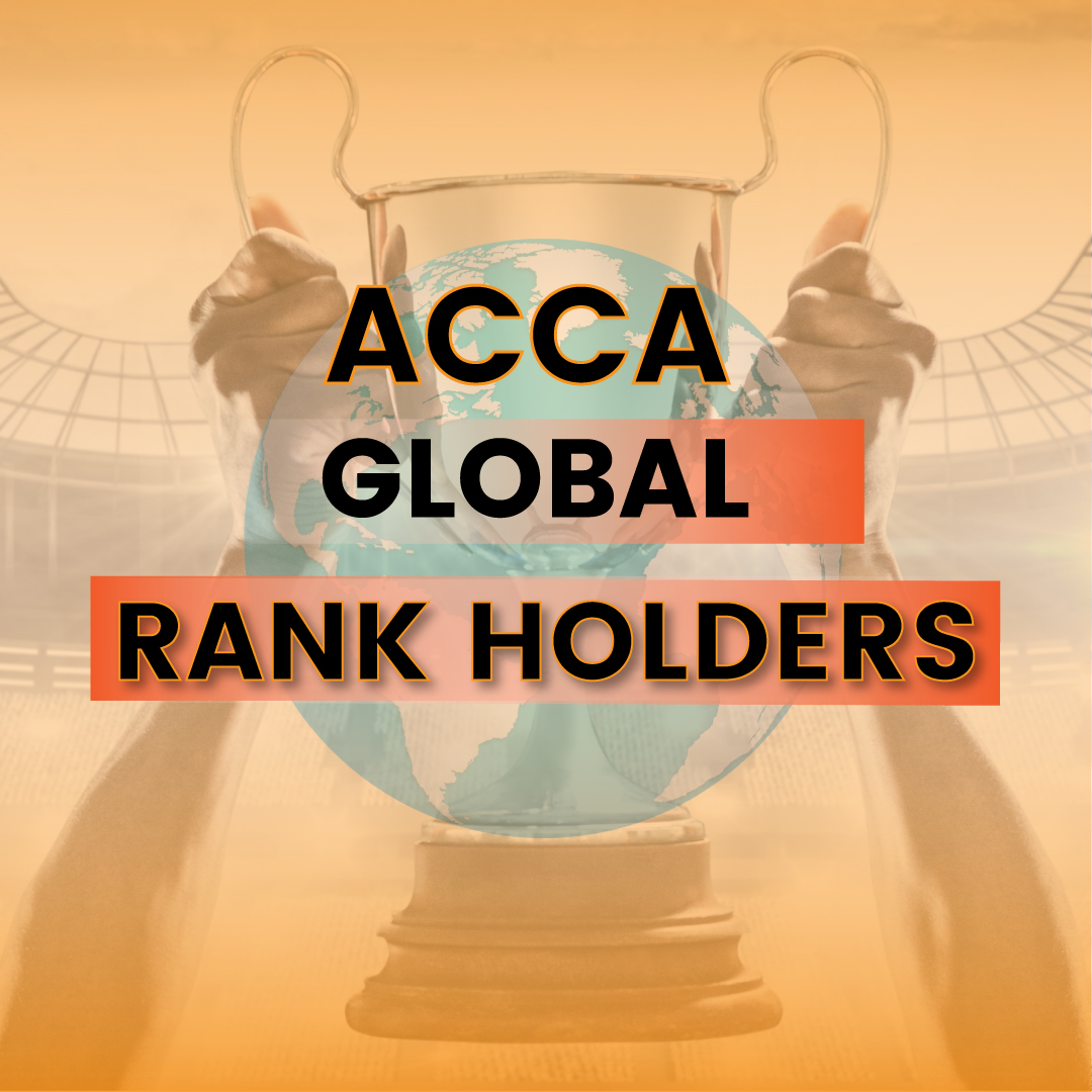 ACCA Global Rank Holders for June 2024